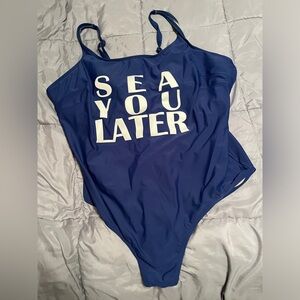 Sea You Later One Piece Swimsuit